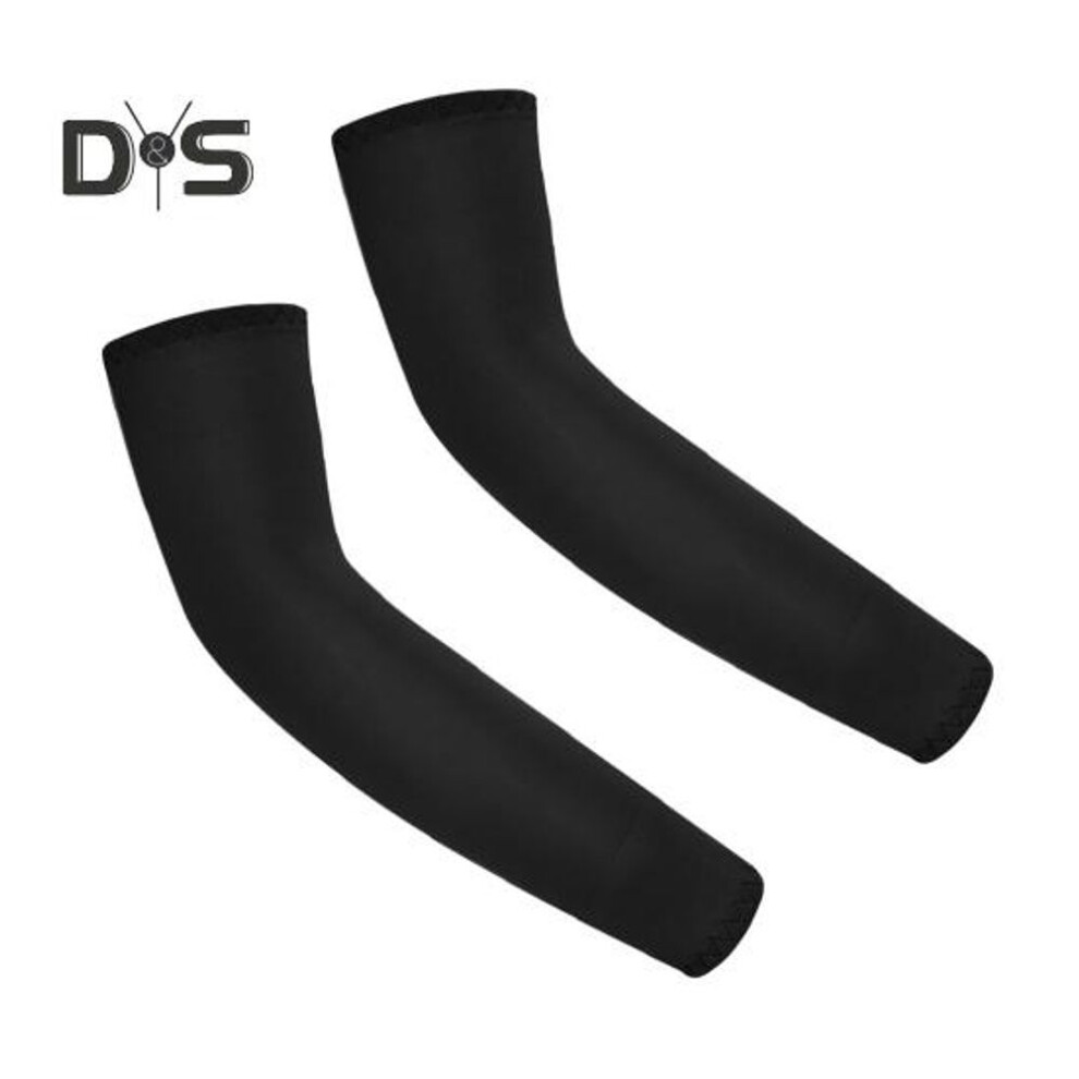 (black, M) Arm Sleeves for Kids UV Sun Protection Cooling Compression Sleeves for Boys Girls Summer Thin Arm Cover for Running Cycling Outdoor Sports
