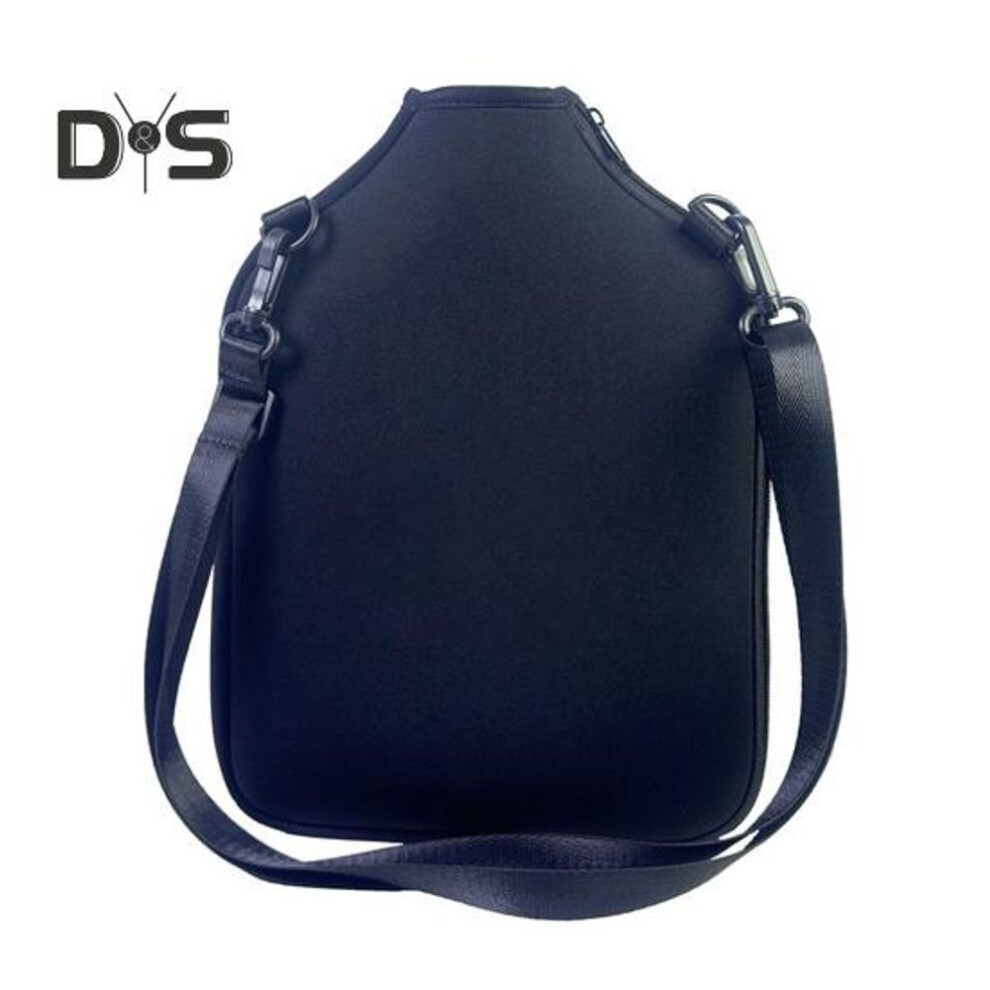 (black) Pickleball Racket Bag for Women Crossbody Tennis Bag Waterproof Pickleball Paddle Sling Bag for Pickleball Accessories