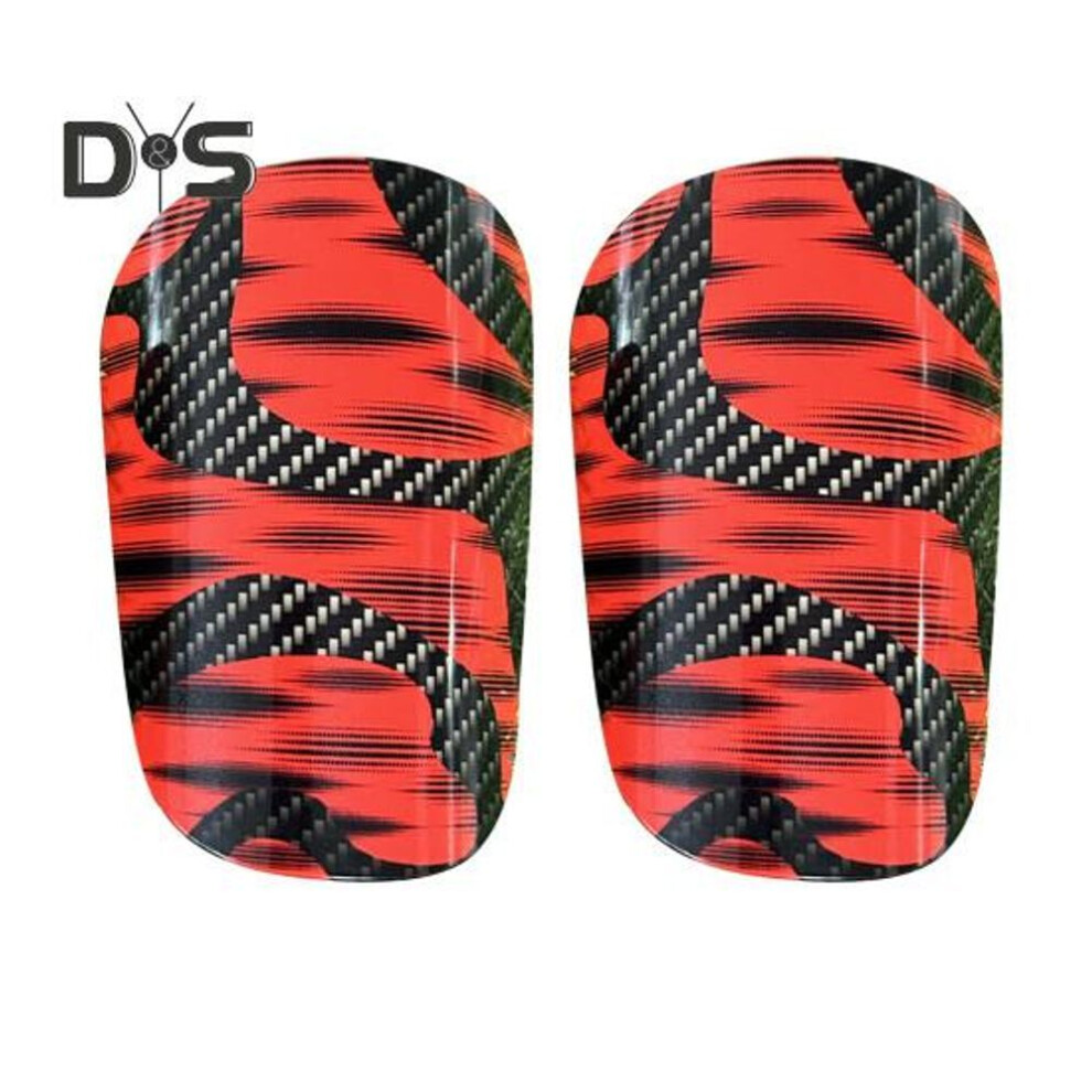 (red, S) Mini Soccer Shin Pads For Kids Youth Adults Small Shin Guard Football Protection Gear With Eva Cushioning For Training Competition