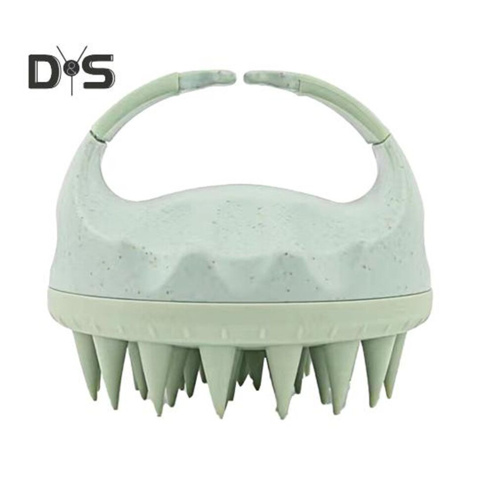 (green) Scalp Massager Shampoo Brush With Soft Bristles Ergonomic Handle Portable Travel Hair Growth Dandruff Removal Scalp Exfoliator Scrubber Cleaning Brush