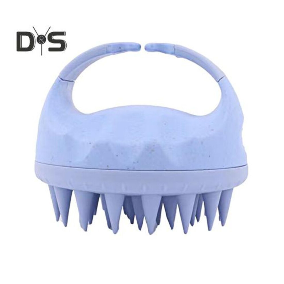 (blue) Scalp Massager Shampoo Brush With Soft Bristles Ergonomic Handle Portable Travel Hair Growth Dandruff Removal Scalp Exfoliator Scrubber Cleaning Brush