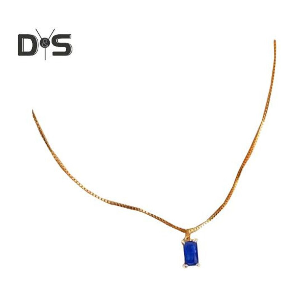 (as the picture, One Size 9) Women Necklace Geometric Rhinestone Pendant Birthstone Snake Bone Chain Retro Alloy Adjustable Length Clavicle Necklace Lady Neck Jewelry