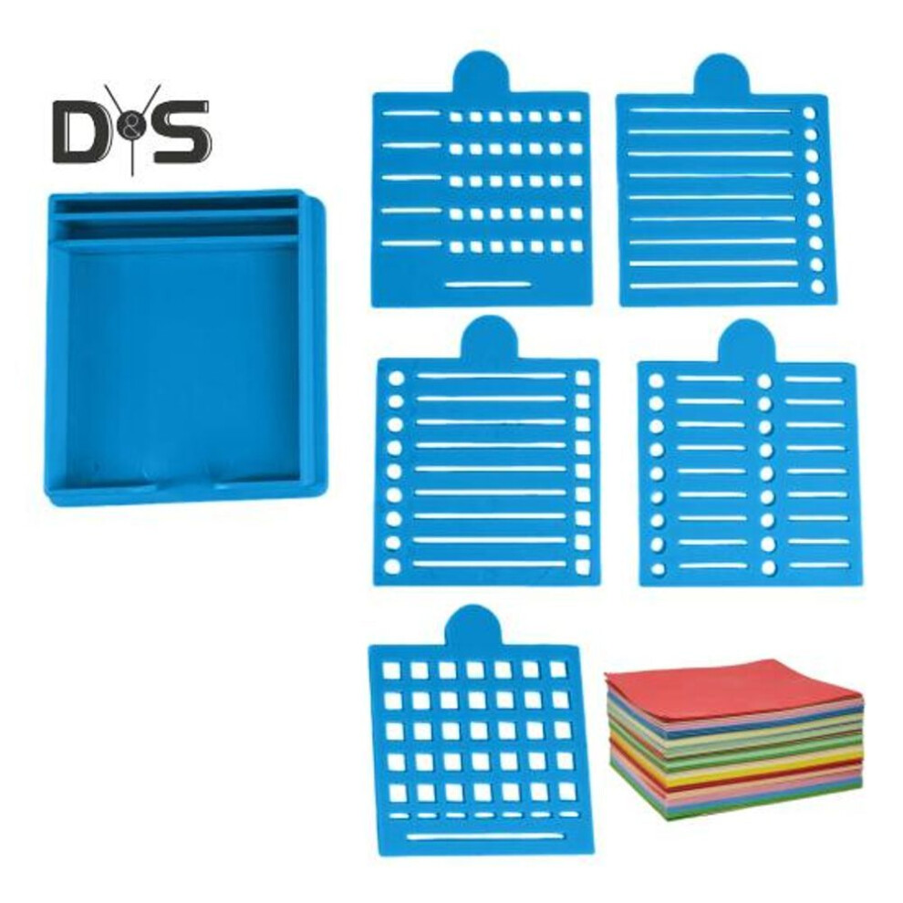 (blue) Sticky Note Holder Protective Case Compact Design Portable Reusable Sticky Notes Dispenser Set for Office School