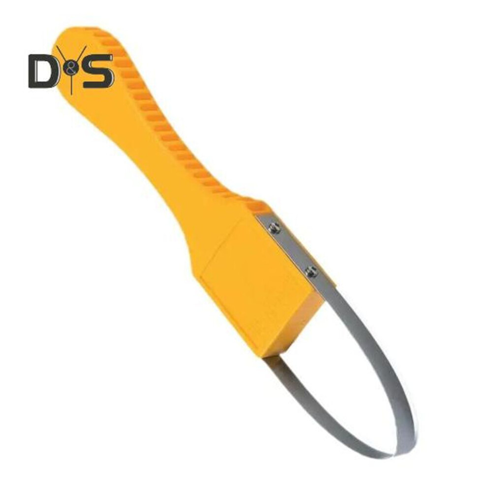 (yellow, A) Handheld Loop Weeder Stainless Steel Weed Cutter With T-handle Twist And Pull Weed Remover Manual Weeding Tool For Garden Lawn Yard Work