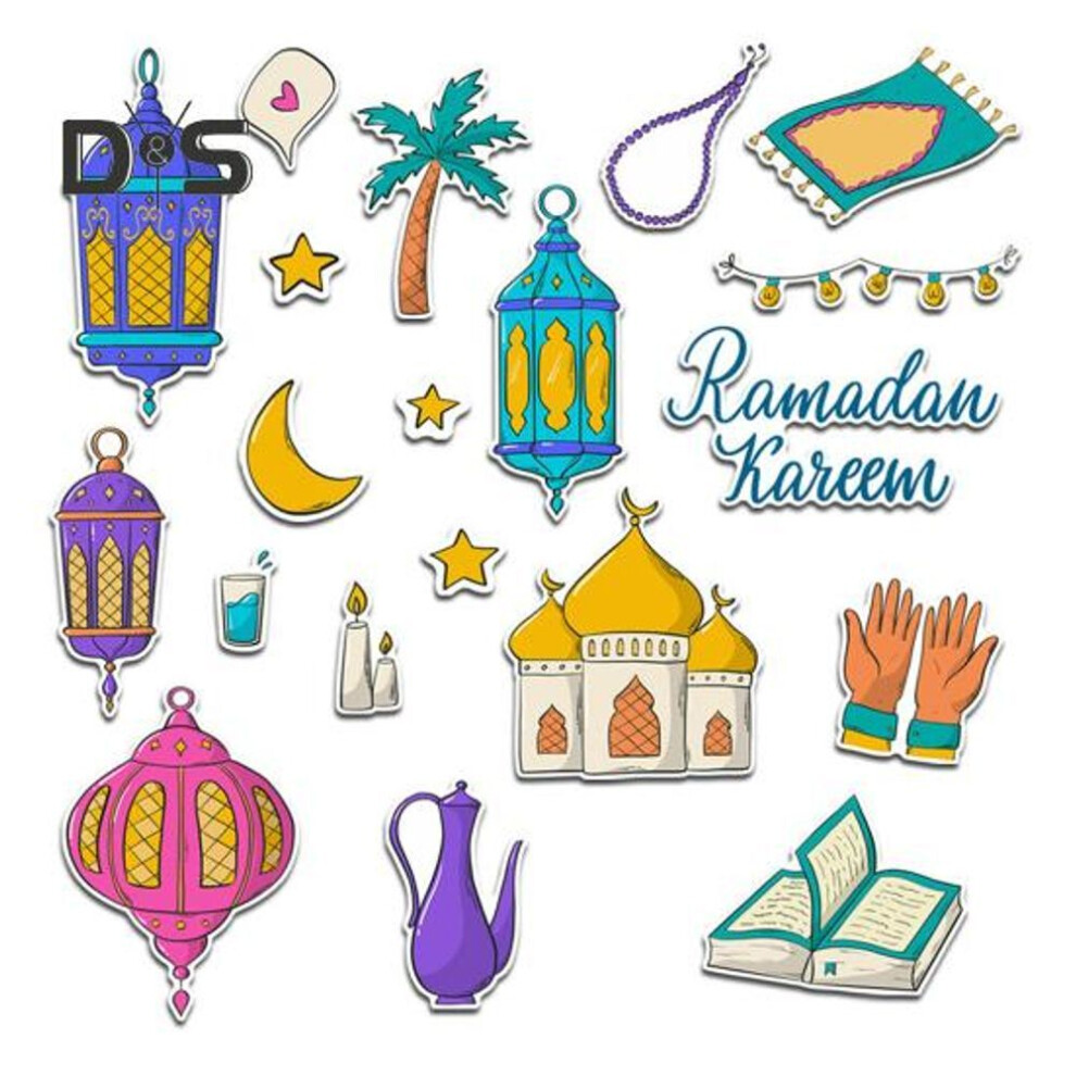 (as the picture, D) Fridge Magnets PVC Refrigerator Fridge Sticker Accessories for Kitchen Office Whiteboard Cabinet Dishwasher Locker Decoration