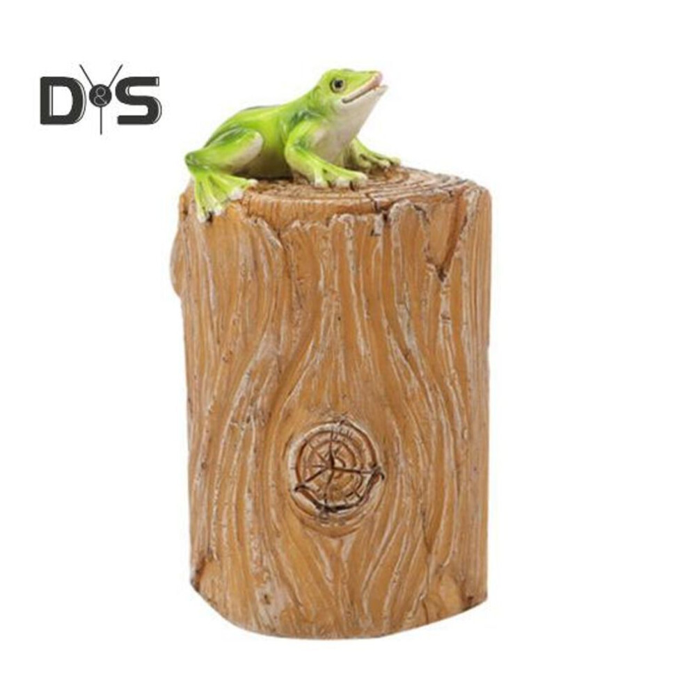 (as the picture, Frog) Animal Key Box Outdoor Animal Statue Key Hider Squirrel Hedgehog Frog Hidden Key Holder for Garden Front Porch Decor