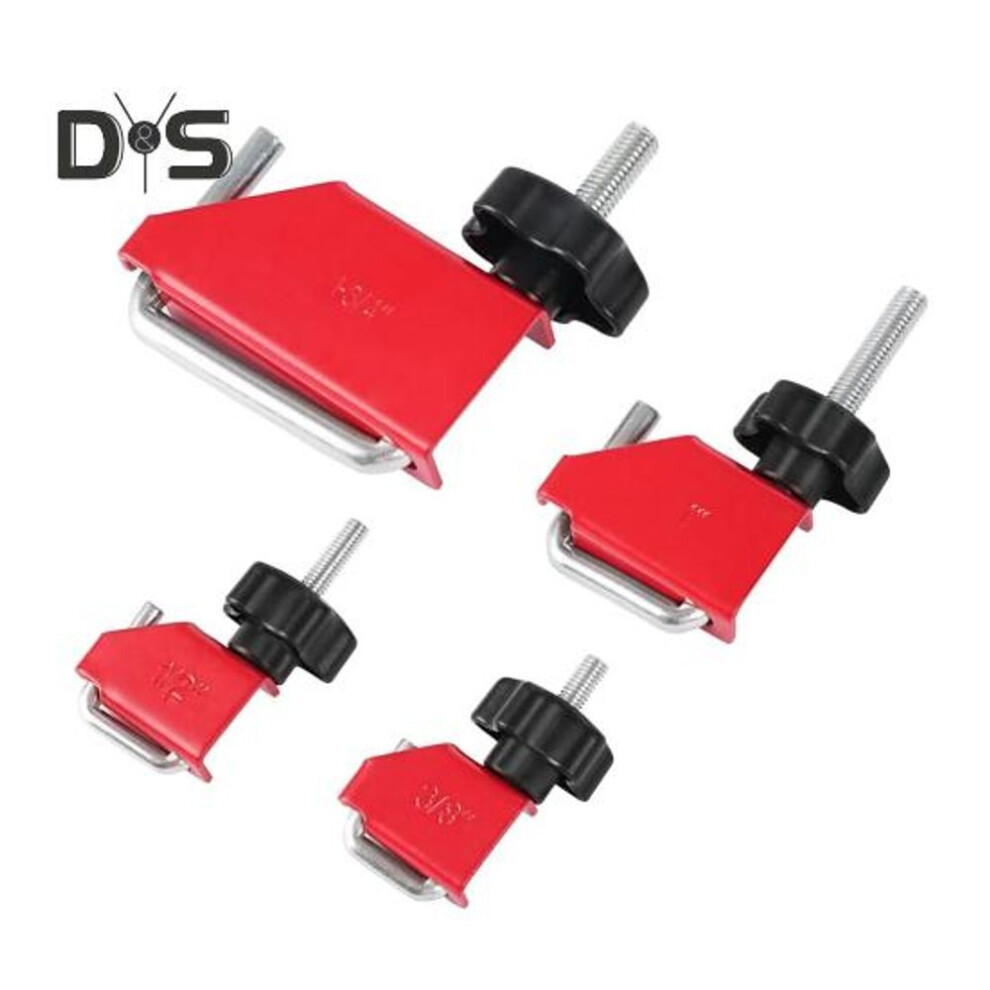 (red) 4pcs Hose Pinch Off Pliers Oil Pipe Clamp Set For Fuel Line Coolant Radiator Hoses Prevents Damage Radiator Hoses Clamp Tool