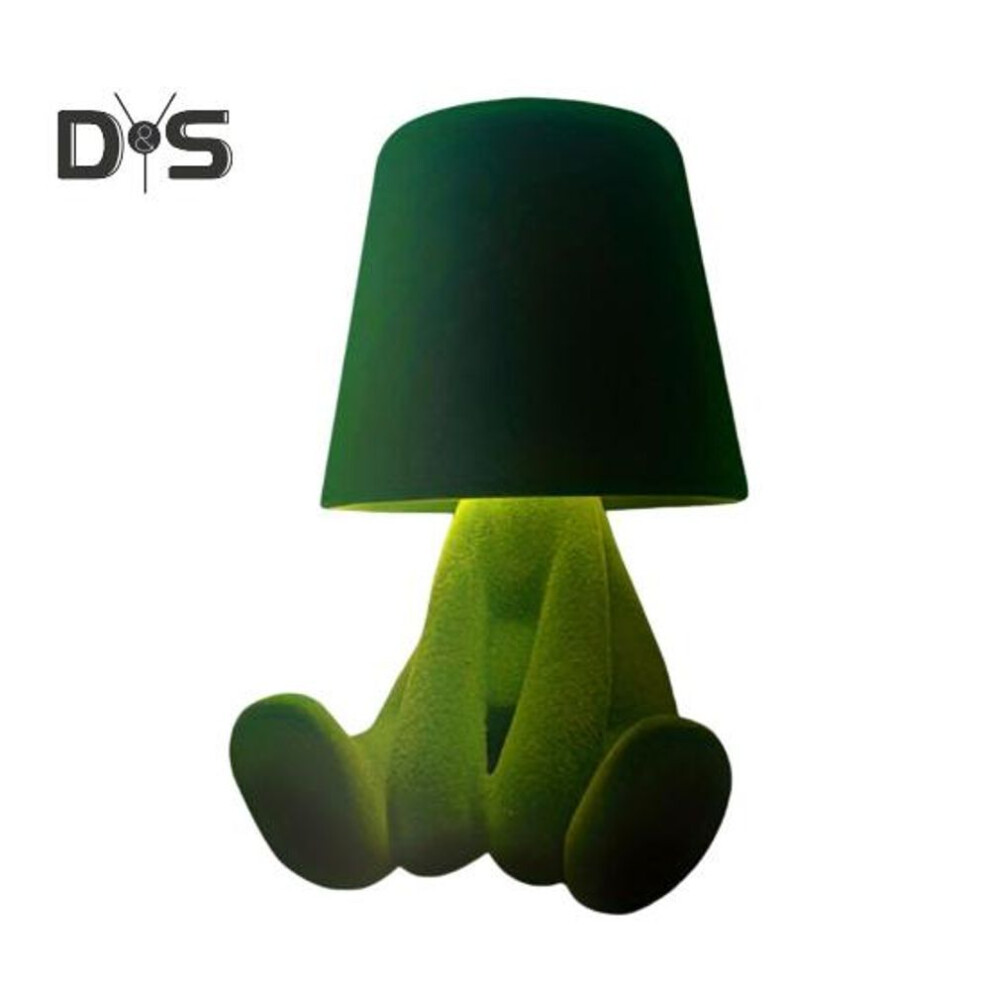 (green) Shy Boy Table Lamp Little Man Shaped Lamp LED Desk Lamp Night Light Touch Control Plug-in Bedside Lamp for Bedroom Decor Valentine's Day Gift