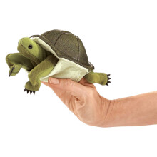 Folkmanis Mini Turtle Finger Puppet Green 1 EA