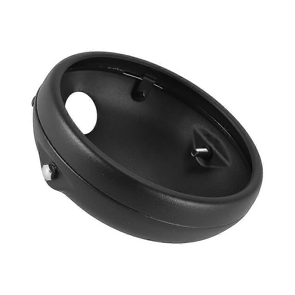 (As Show, One Size) Motorcycle 7 Inch Led Headlight Mounting Housing Bucket Compatible With Harley Headlight Headlamp Housing Cover Bucket Lighthouse 4909775575002