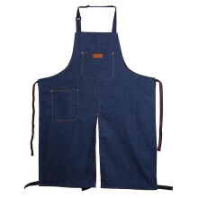 (As show, One size) Adjustable Split Leg Pottery Apron with Pocket DIY Ceramic Sculpture Mud-Retaining Overalls