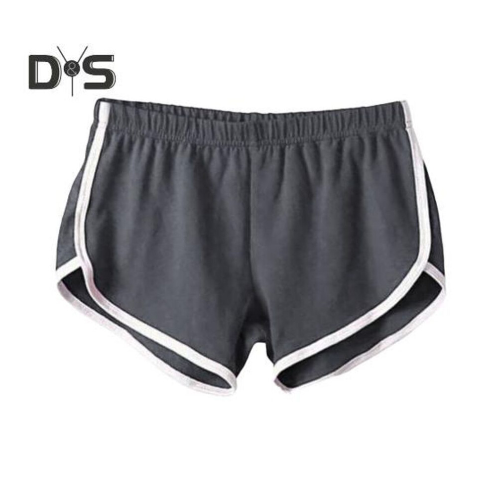 (grey, M) Women's Workout Yoga Gym Shorts Sexy Booty Shorts Fitness Running Hot Pants Casual Stretch Lounge Shorts for Summer Beach
