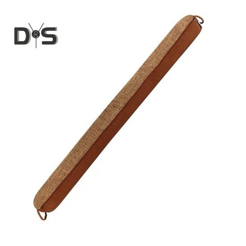 (coffee) Triangle Door Drafts Stopper Weighted Under-door Snake With Loop Light Wind Cold Air Noise Blocking Soundproof Door Bottom Seal Strip Front Door Gap