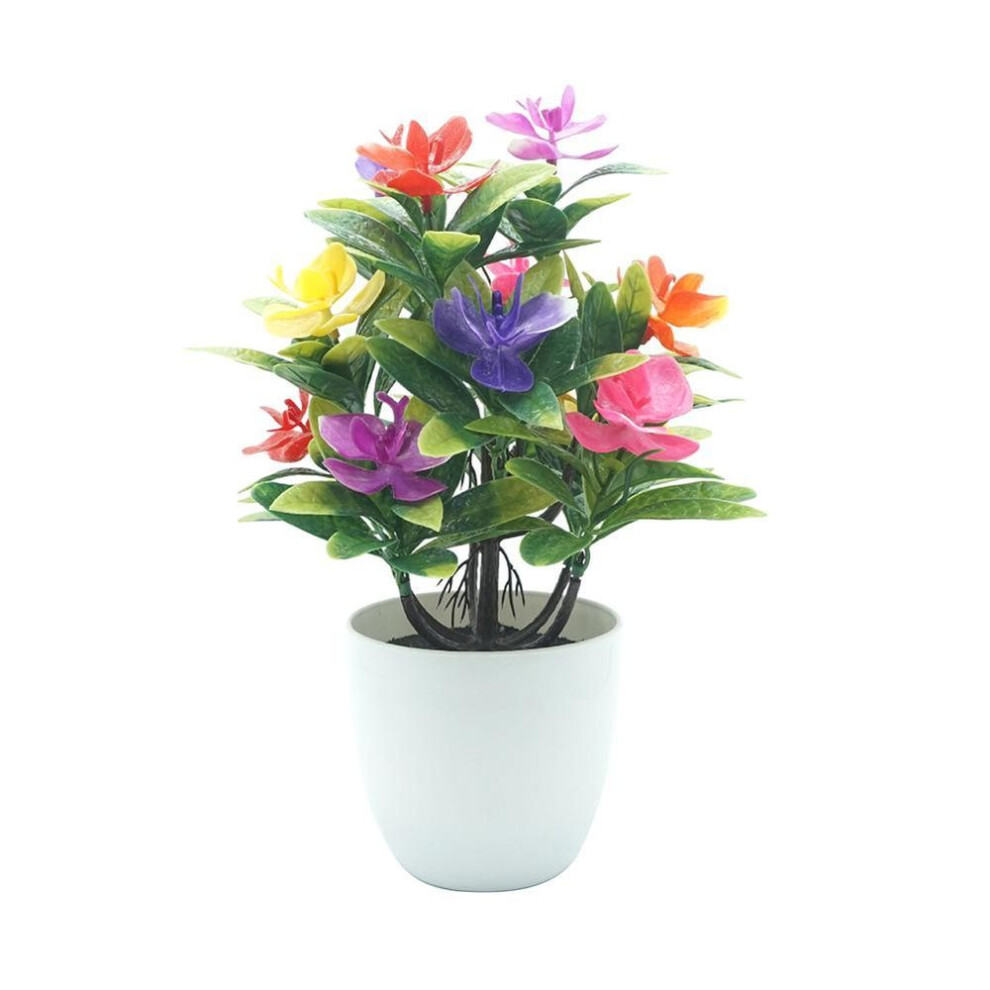 (multicolor, one size) Blooming Bouquet Artificial Butterfly Orchid Flower Garden Wedding Party Decoration