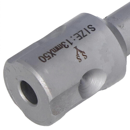 (As show, One size) Annular Core Drill Bit 50mm Depth Efficient Precise Cutting 40CR Carbide Hollow Core Drill Bit 13mm/ 1