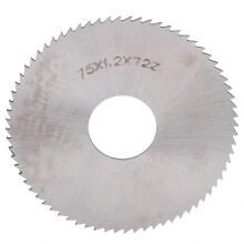 (As show, One size) Circular Saw Blade Disc Cutting High Speed Steel Cutter Tool Hardware 75x1.2 72 Teeth
