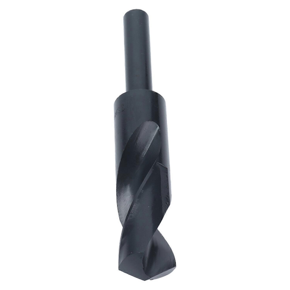 (As Show, One Size) Reduced Shank Drill Bits Hss Twist Straight 1/2In Shank Drilling Tool 24.5Mm Black 6909775582541