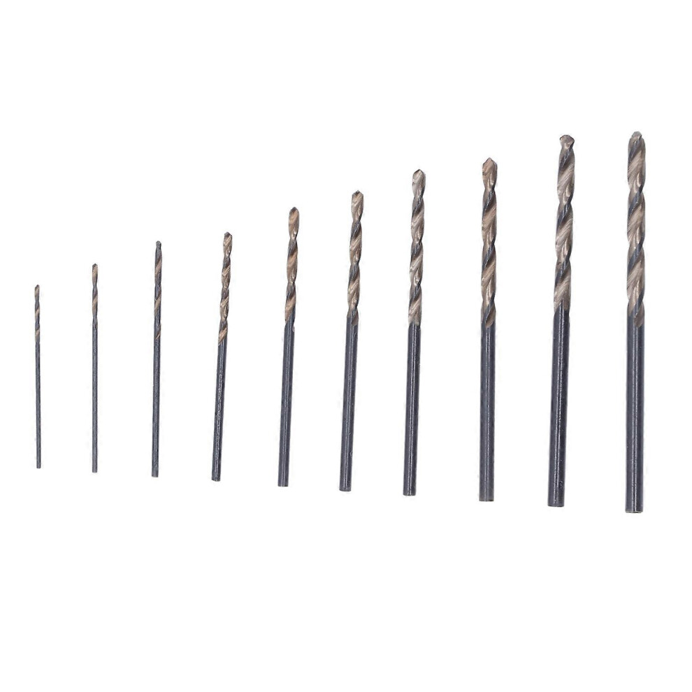 (As Show, One Size) Hss Drill Bit Set Mini Twist Drilling Carving Hole Punching For Walnut Beeswax Wood 0.8Â3.0Mm 6909775635568