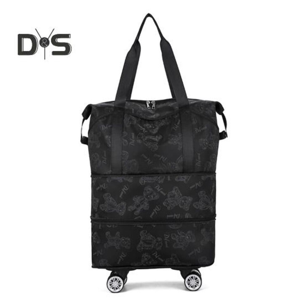 Waterproof Travel Bag With Wheels Large Capacity Tear-resistant Easy Movement Versatile Expandable Suitcase Luggage Bag