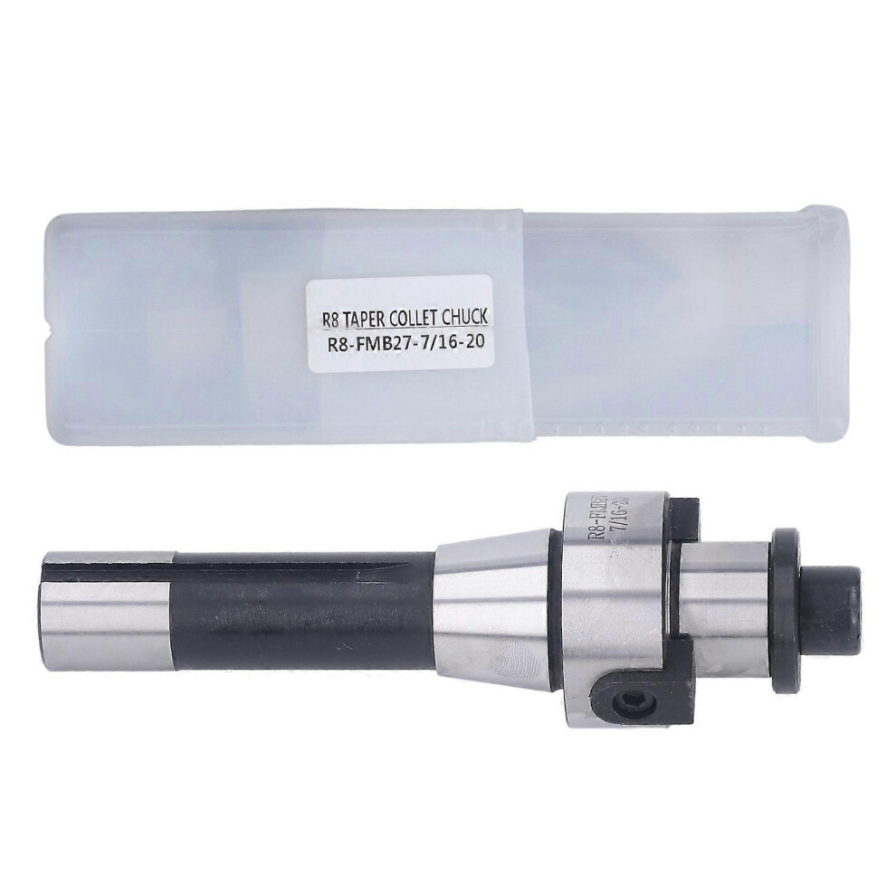 (As Show, One Size) R8 Shank Shell Mill Arbor Adapter Holder Molybdenum Steel Strong Hardness R8 Mill Adapter Holder 6909775558324