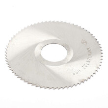 (As show, One size) 100x0.8mm 72Teeth Cutting Blade High Speed Steel Disc Circular Saw for Steel Aluminum Iron Wood Plas