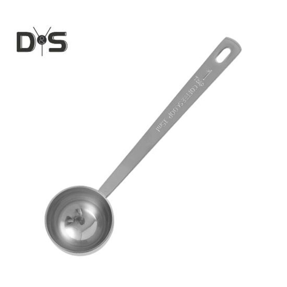 (as the picture, 15ml) Stainless Steel Measuring Spoon Long Handle Coffee Scoop Spoon Tablespoon 5ml 10ml 15ml 20ml 30ml Cooking Measurement Tool for Ground Coffee Loose