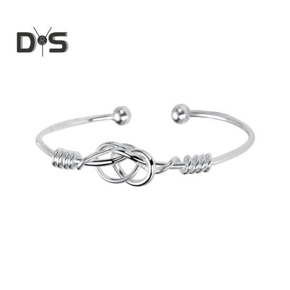 (as the picture, 1pc) 1/2 Pcs Women Bangle Hollow Out Adjustable Polished Copper Entangled Geometry Wrist Bracelet Ring Mothers Day Valentines Day Gift Jewelry