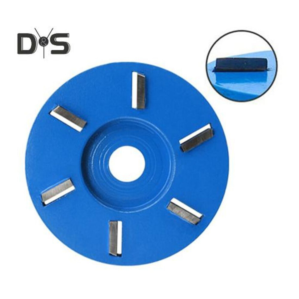 (as the picture, 22 mm Flat Mouth) 6 Teeth Wood Carving Disc Smooth Precise Carving Easy Installation Multipurpose Stump Remover Angle Grinder Wood Carving Disc