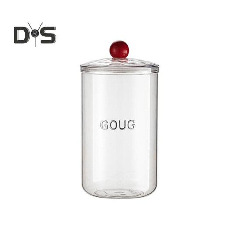 (as the picture, L) Airtight Food Storage Container With Lid Large Capacity Transparent Design Bpa Free Airtight Seal Flour Cereal Dry Food Storage Jar