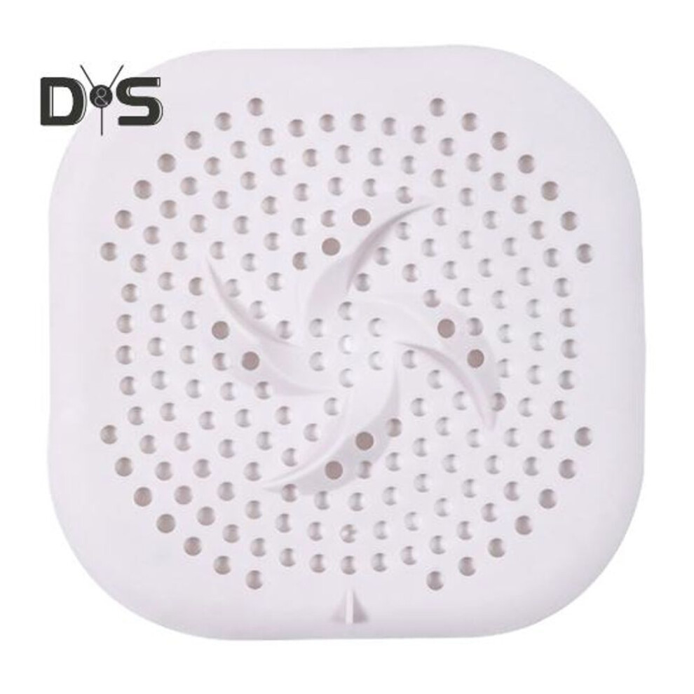 (white) Silicone Sink Strainer Hair Catcher For Shower Drain Easy To Install Multi-functional Effective Shower Drain Protector Hair Stopper For Bathroom Tub