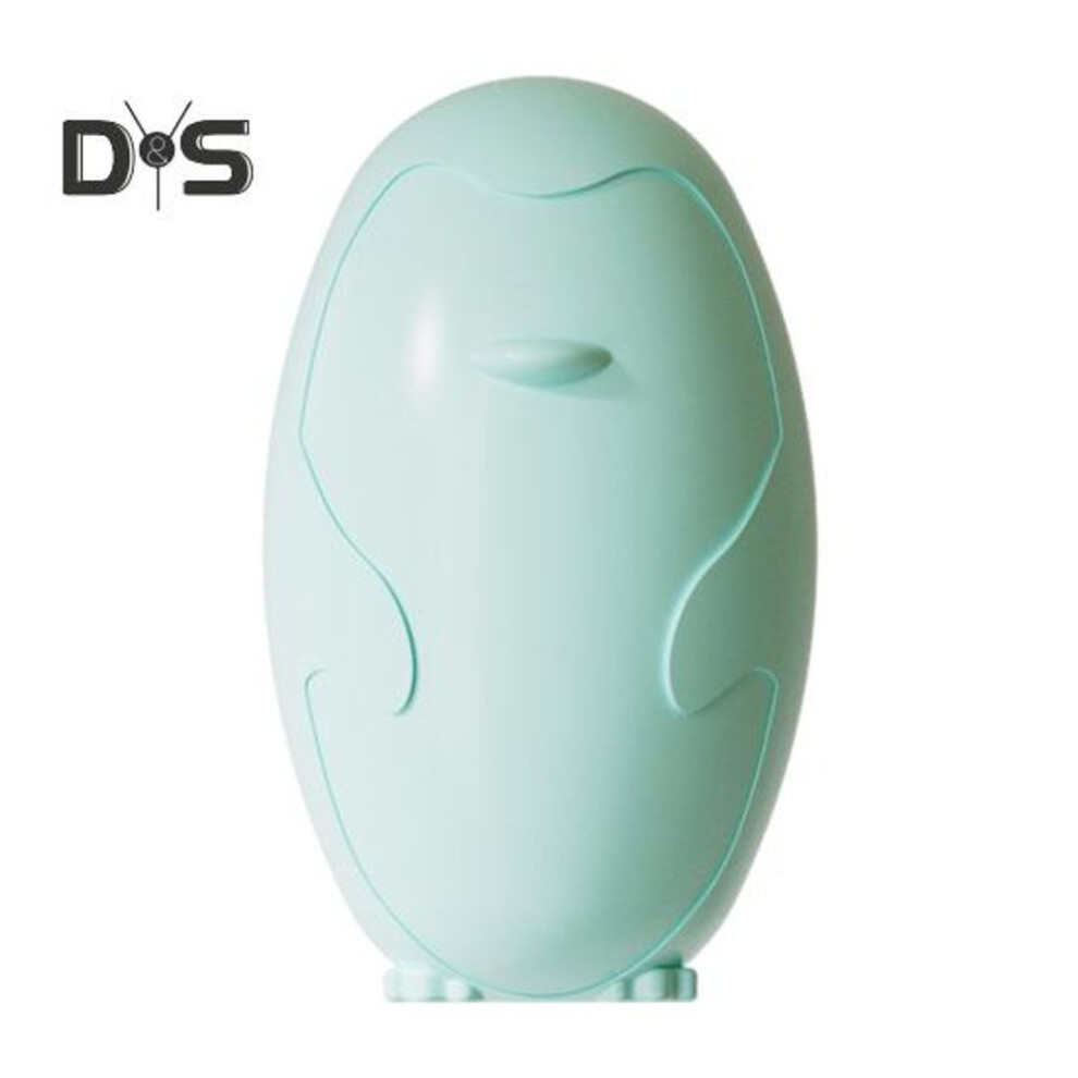 (cyan) Penguin Shape Reusable Lint Roller Ball Mini Travel Size Lint Roller Reusable Washable Super Sticky Pet Hair Remover