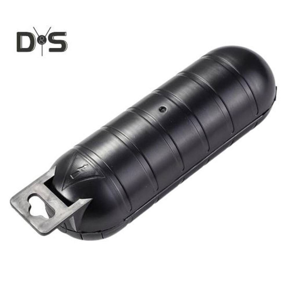 (black) Outdoor Waterproof Junction Box Heavy Duty Rain-proof Hanging Electrical Box Single Socket Connector Extension Cable Protector Enclosure