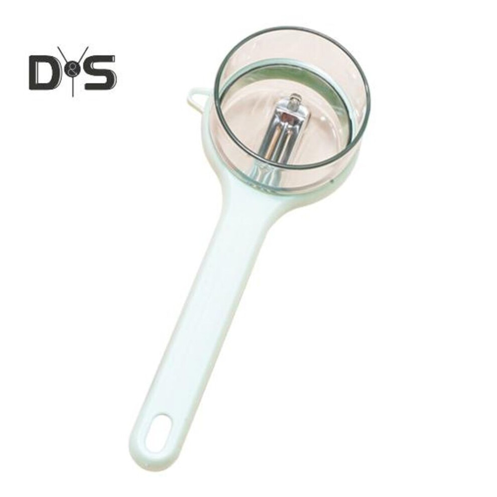 (light green) Stainless Steel Blade Peeler with Storage Box Multifunctional Peeler for Vegetables And Fruits Ergonomic Handle Easy to Clean Kitchen Gadget