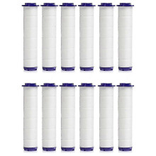 (As show, One size) 12pcs Turbo Fan Shower Head Filters--used compatible with Propeller Driven Handheld Shower Head High Pressure
