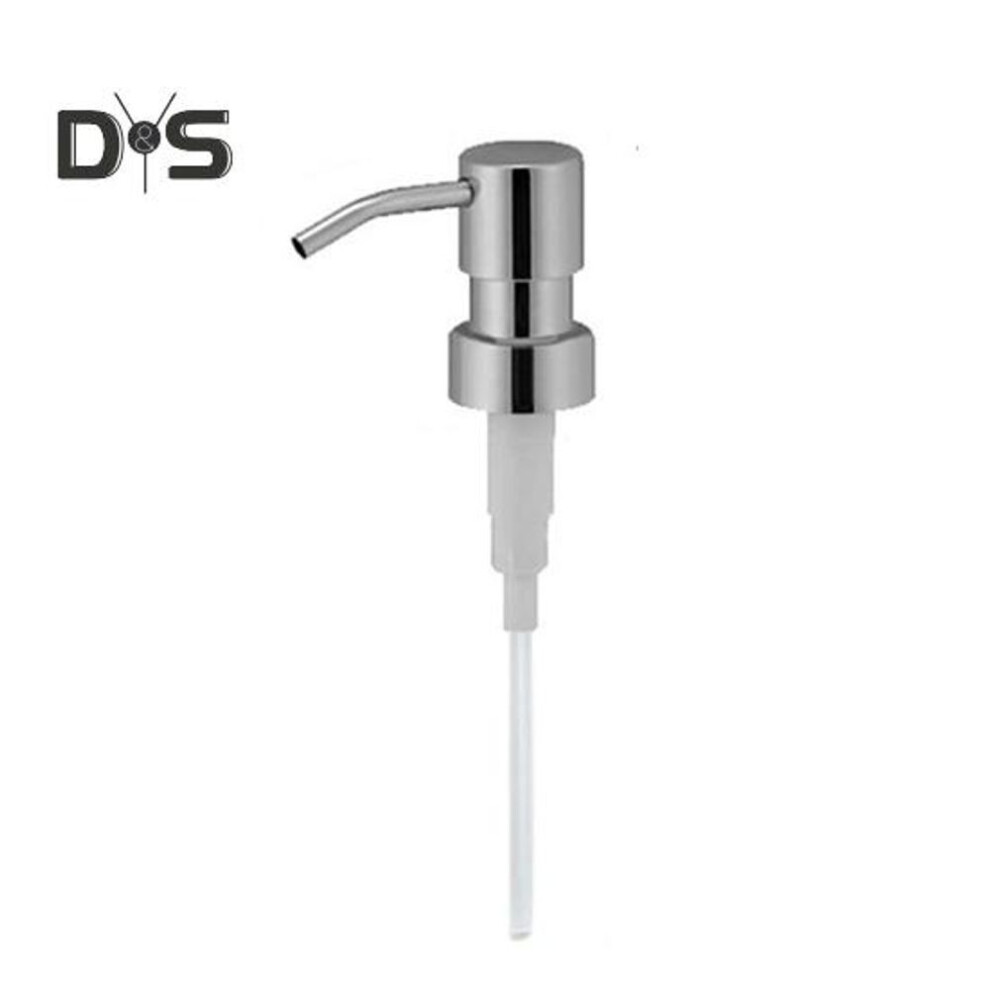 Soap Dispenser Pump Replacement Stainless Steel Lotion Shampoo Dishwashing Liquid Container Pump Head Metal Hand Soap Dispenser Top