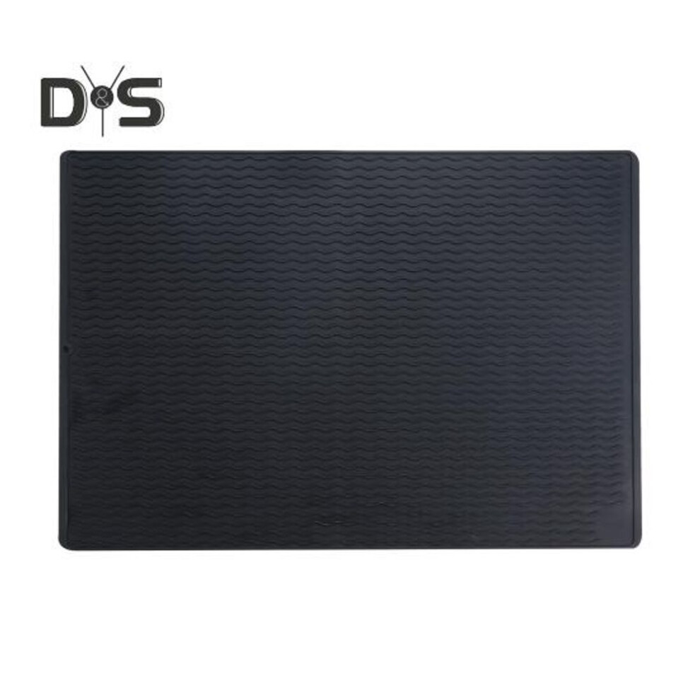 (black) Silicone Stove Top Cover Protector Heat Resistant Electric Stove Mat Induction Cooktop Range Cover Dish Drying Mat Kitchen Countertop Protector