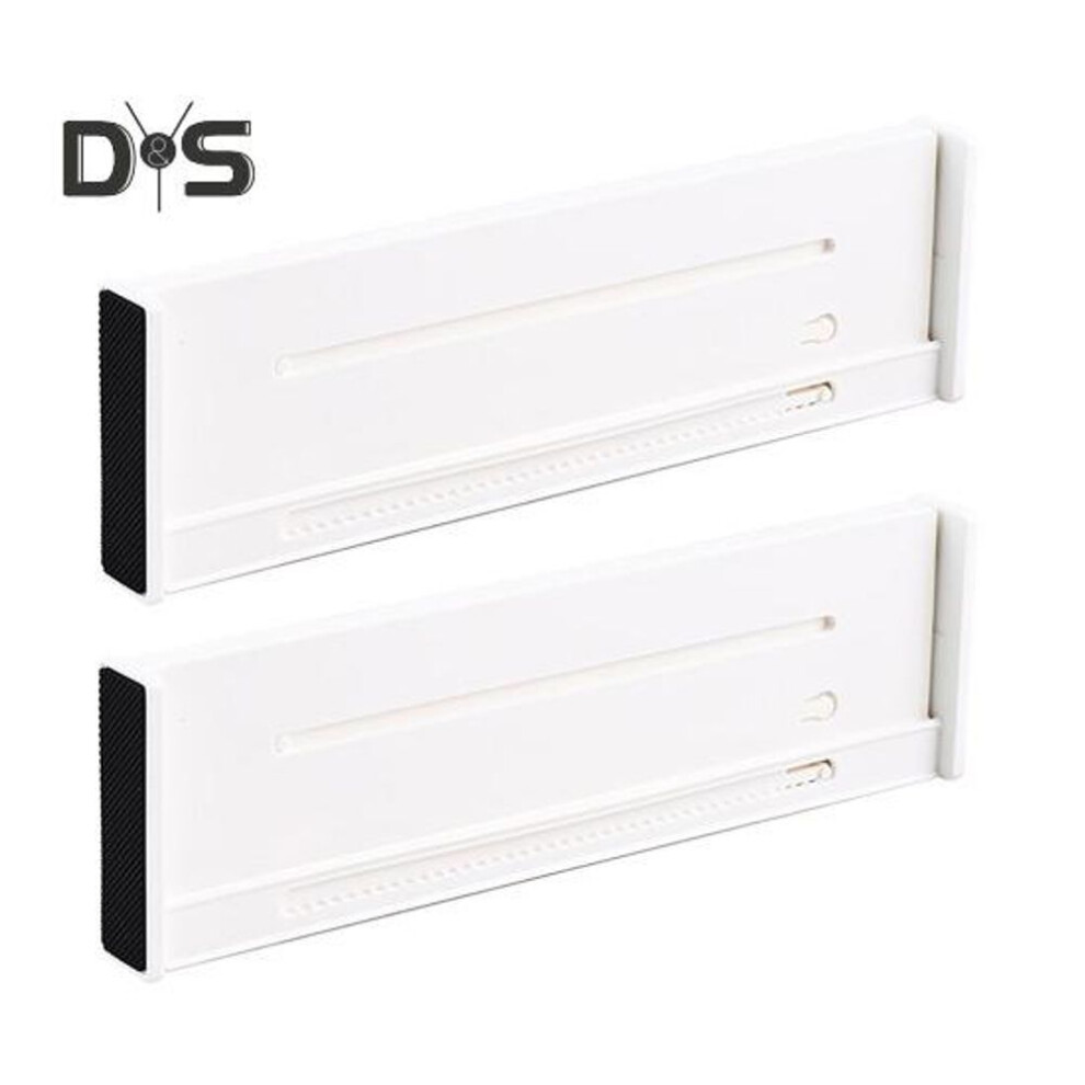 (as the picture, Long 2pcs) 2/4Pcs Drawer Storage Divider Organizers Simple Installation Reusable Adjustable Drawer Organizer Expandable Separators