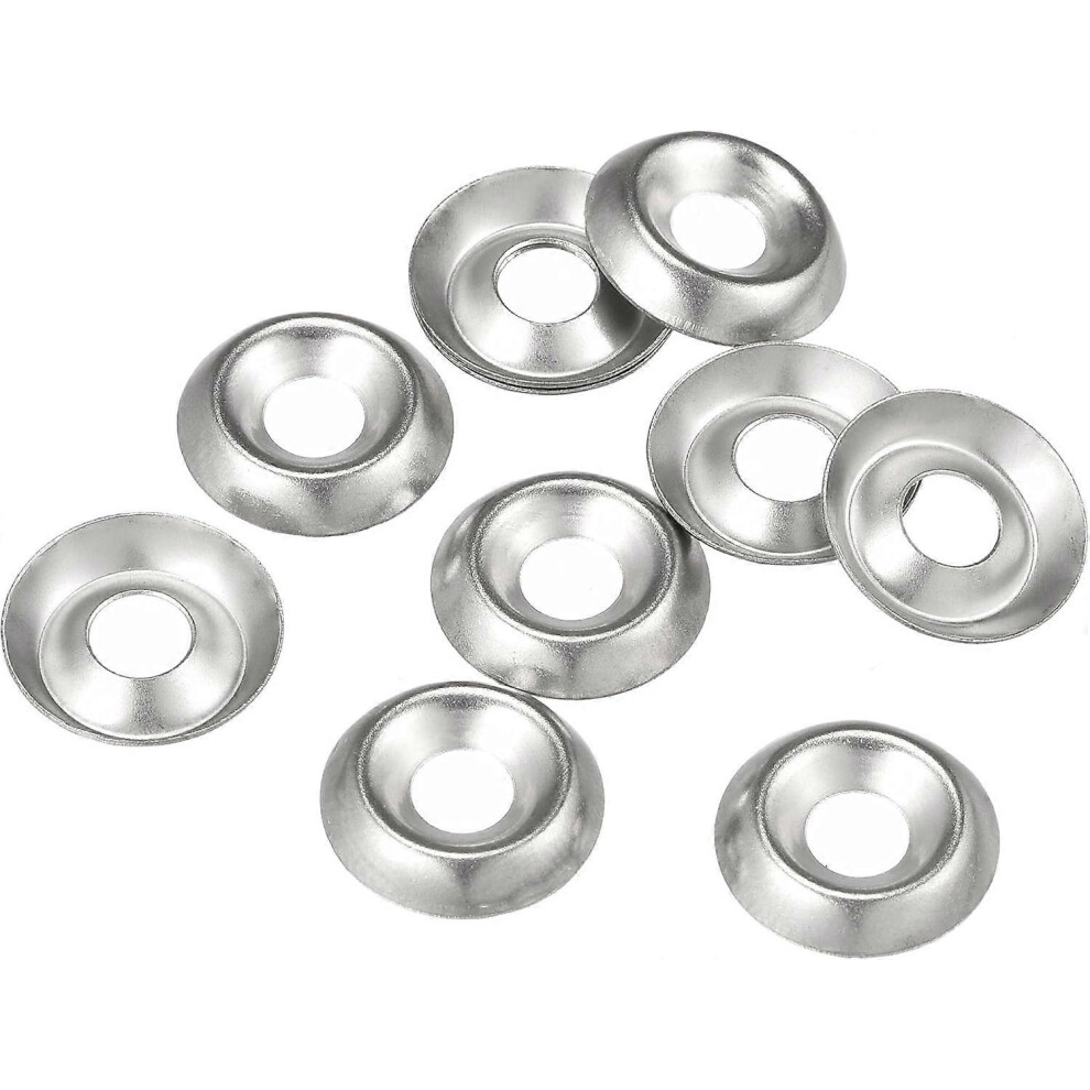 (As show, One size) Cup Washer Cup Countersunk Washer #8 304 Stainless Steel for Screw Bolt 100pcs-image-OPC-PH68FDP-NEW
