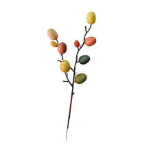 (As show, One size) Easter egg branches decoration, artificial flowers, colorful foam branches for home, foam branches for Easter decoration