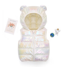 (White, 2-3Years) Baby Boy Girls' Vest Warmer Gilet Jacket Coats UK