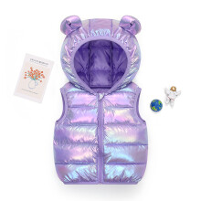(Purple, 2-3Years) Baby Boy Girls' Vest Warmer Gilet Jacket Coats UK