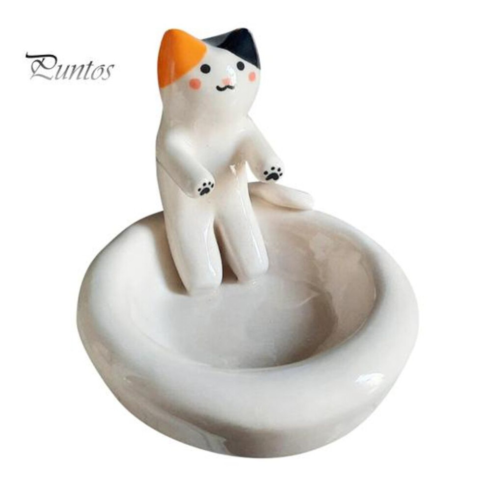 (multicolor) Kitten Candle Holder Warming Paws Cat Votive Tealight Candle Stand Living Room Bathroom Animal Candlestick Decoration Table Centerpiece