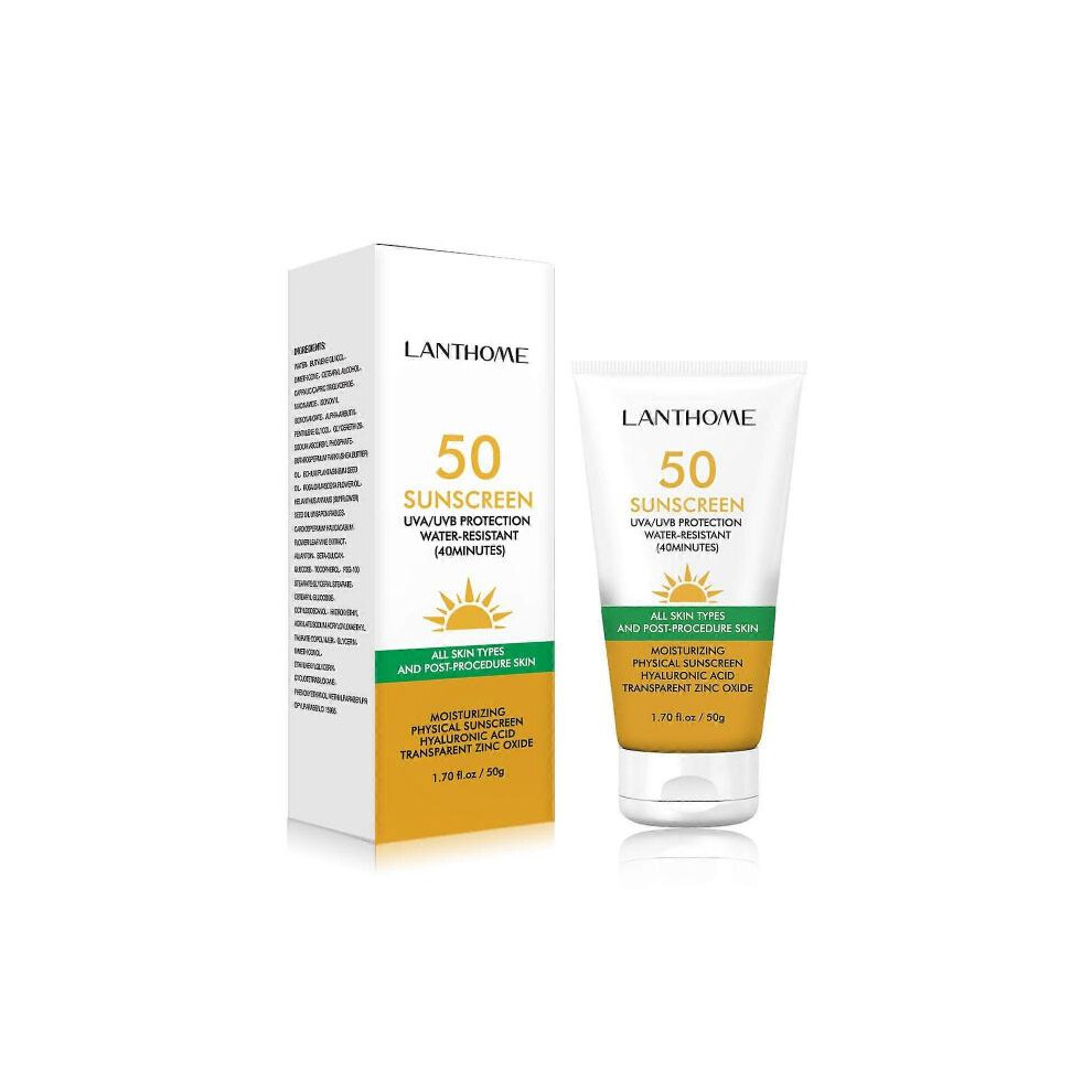 (3PCS) Sunscreen SPF 50+, Tinted Sunscreen, Mineral Sunscreen, Sunblock, Hydrating Body & Face Sunscreen Spf 50, UVA & UVB Protection, Waterproof & Sw