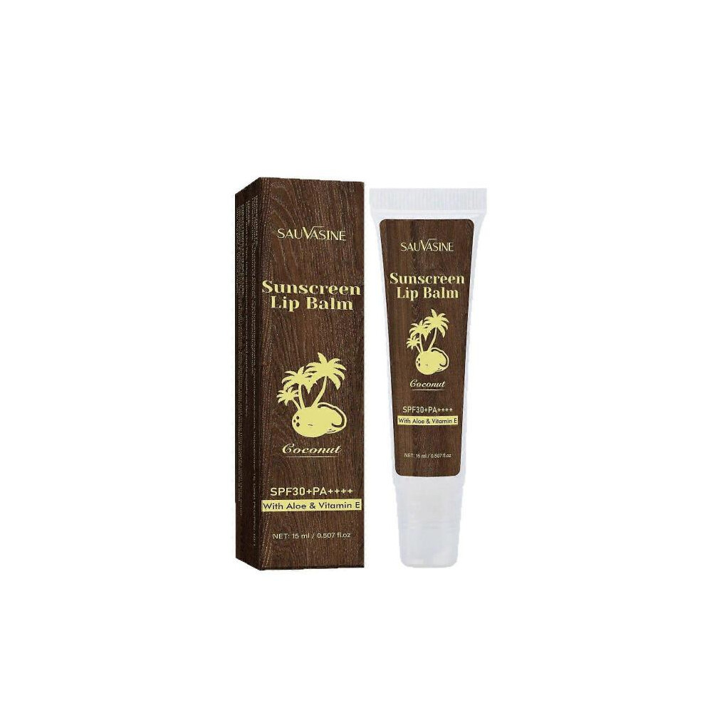 (3pcs) Sun Balm SPF 30 Lip Balm Sunscreen - Broad Spectrum Moisturizing Sunscreen with Aloe & Vitamin E - Sunscreen Lip Balm