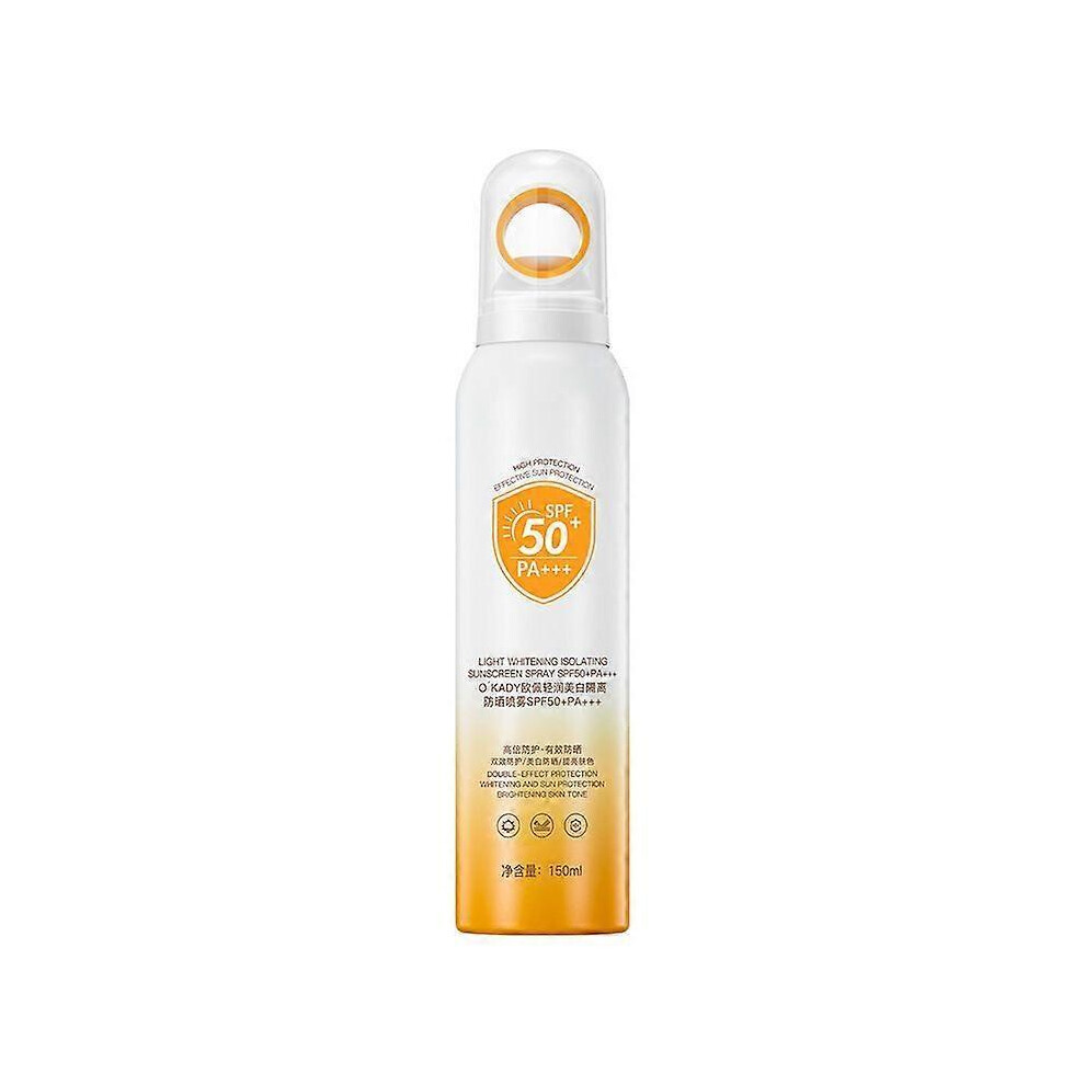 (2PCS) Sunscreen Spray, SPF 50, 360 Spray, Broad Spectrum UVA/UVB Protection, Lightweight, Non-Greasy, Travel Size Sunscreen Spray for Face and Body,