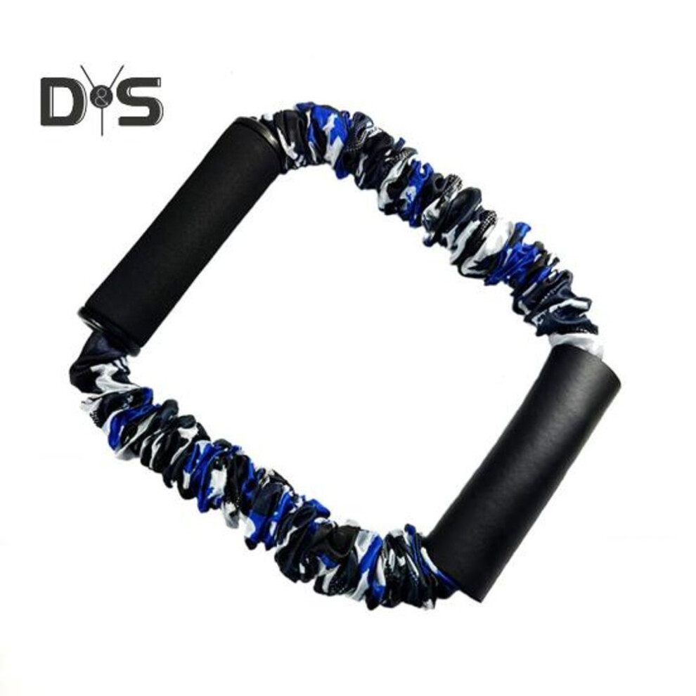(blue) Archery Bow Strength Trainer 25/45/65 Lbs Resistance Exercise Band Arm Strength Training Archery Draw Release Stretch Band Training Aid