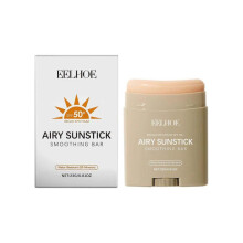 (2pcs) Airy Sunstick Protection Bar Broad Spectrum SPF50+ 0.81 oz / 23 g (Semi- matte) | Suncreen Stick Suncare Sunblock, No Whitecast, Waterproof Protector