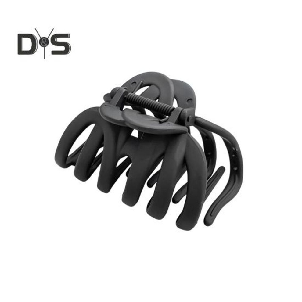 (black) Large Hair Claw Octopus Shape Anti-slip Teeth Hair Clip Women Strong Grip Non-slip Back Head Shower Hair Accessories