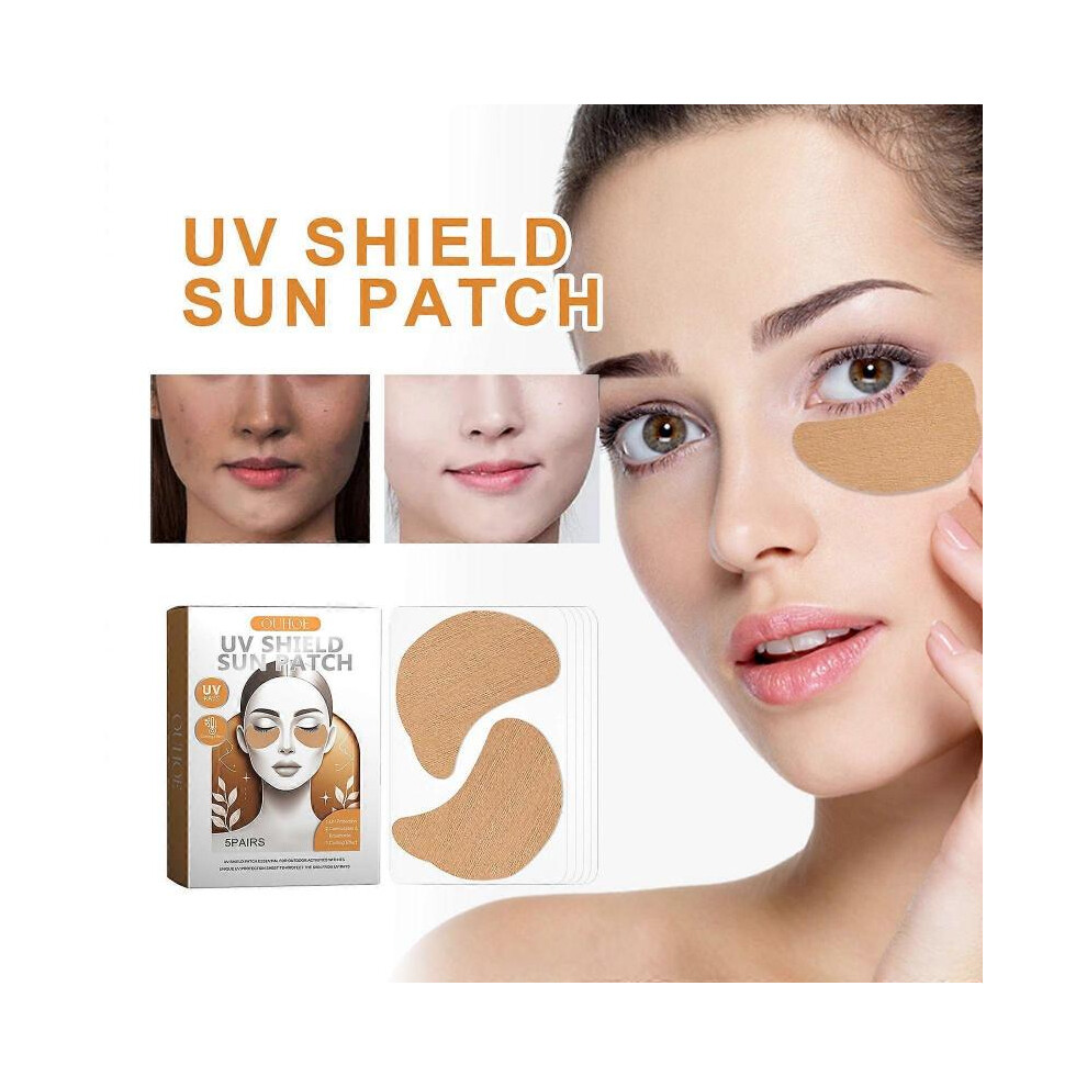 (3PCS) Sun Protection Under Eye Patches, Sun Protection Against Sun, UV Face Sun Protection, Face Patches for Running, Hiking, Fishing, Sun Protection