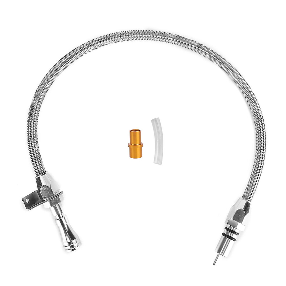 (As Show, One Size) Stainless Steel 350 Transmission Dipstick Fit For Gm Th350 Tranny Sbc Bbc Trans 4909775707359